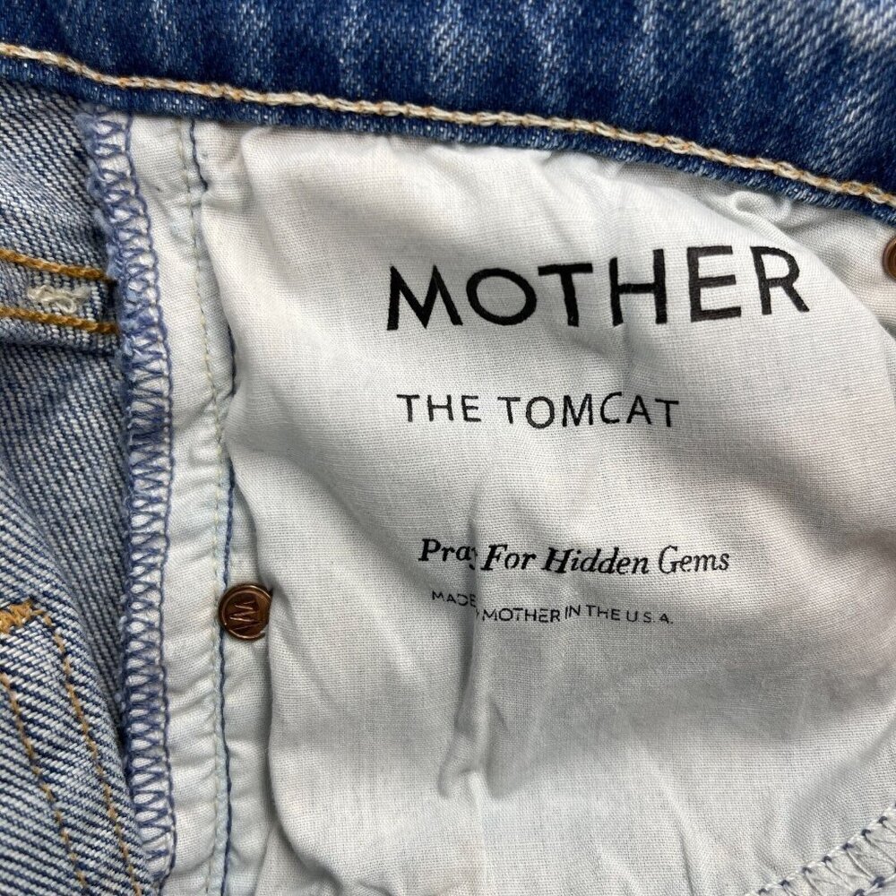 Mother Superior The Tomcat Pray for Hidden Gems Cropped Jeans - Picture 12 of 15